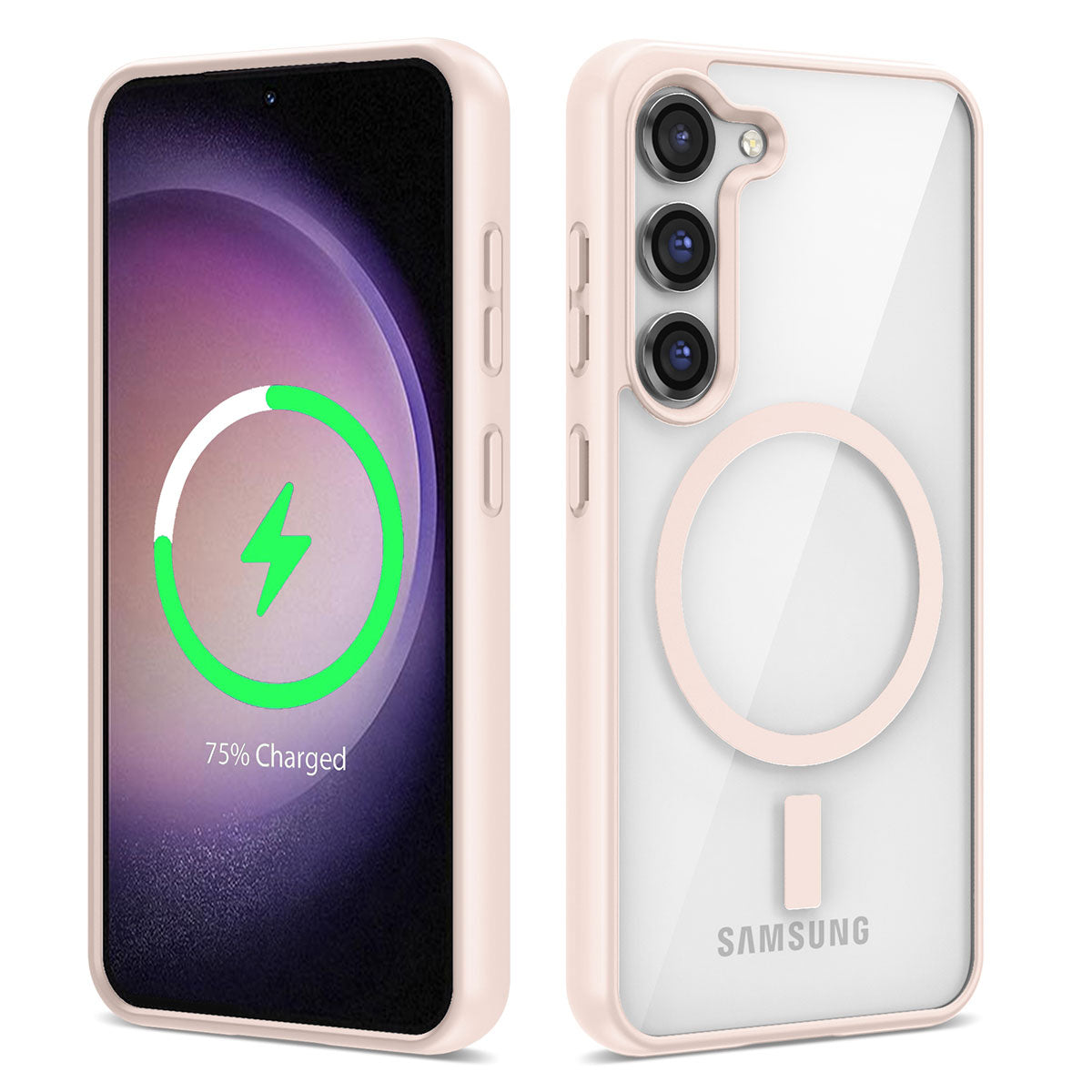 Galaxy S22 Kılıf M-safe Wireless Şarj Özellikli Silikon Zore Ege Kapak