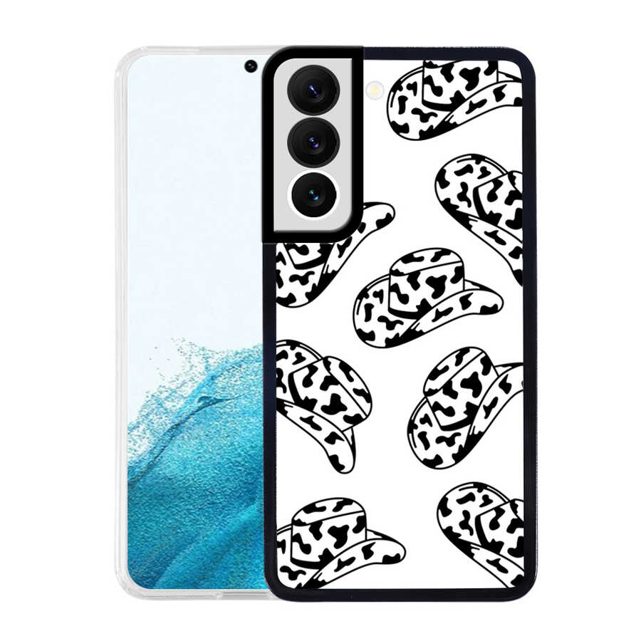 Galaxy S22 Kılıf Zore M-Fit Desenli Kapak