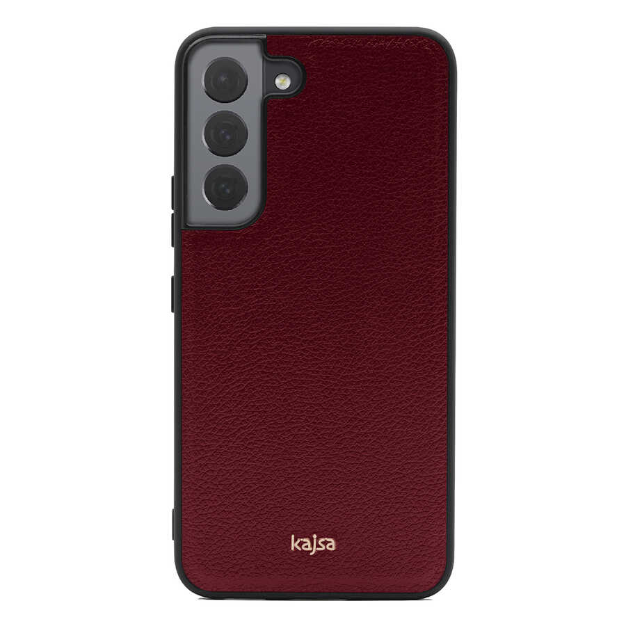 Galaxy S22 Plus Kılıf Kajsa Luxe Collection Hakiki Deri Kapak