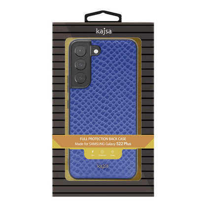 Galaxy S22 Plus Kılıf Kajsa Pearl Pattern Hakiki Deri Kapak