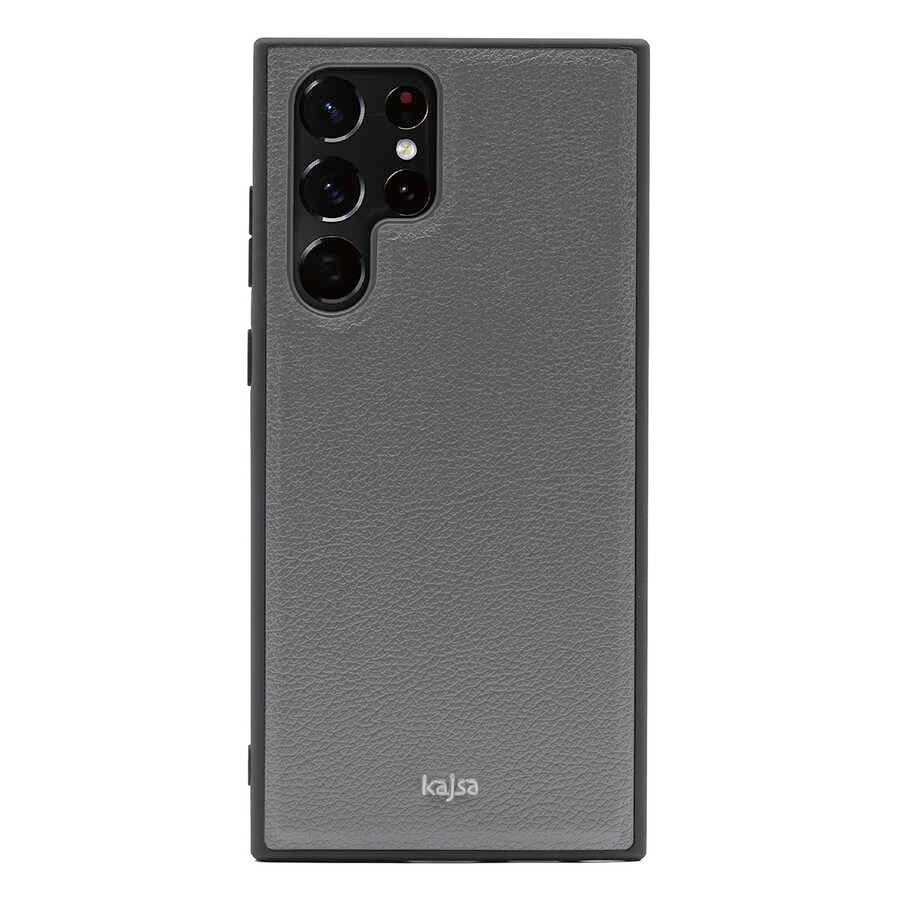 Galaxy S22 Ultra Kılıf Kajsa Luxe Collection Hakiki Deri Kapak