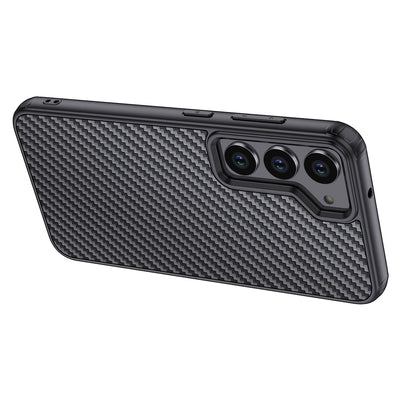 Galaxy S23 Kılıf Aramid Karbon Fiber M-safe Özellikli Wlons Radison Kapak