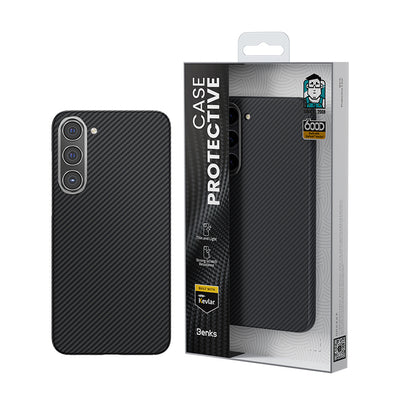 Galaxy S23 Plus Kılıf Benks M-safe Şarj Özellikli Magnetik ArmorAir 600D Kevlar Fiber Kapak