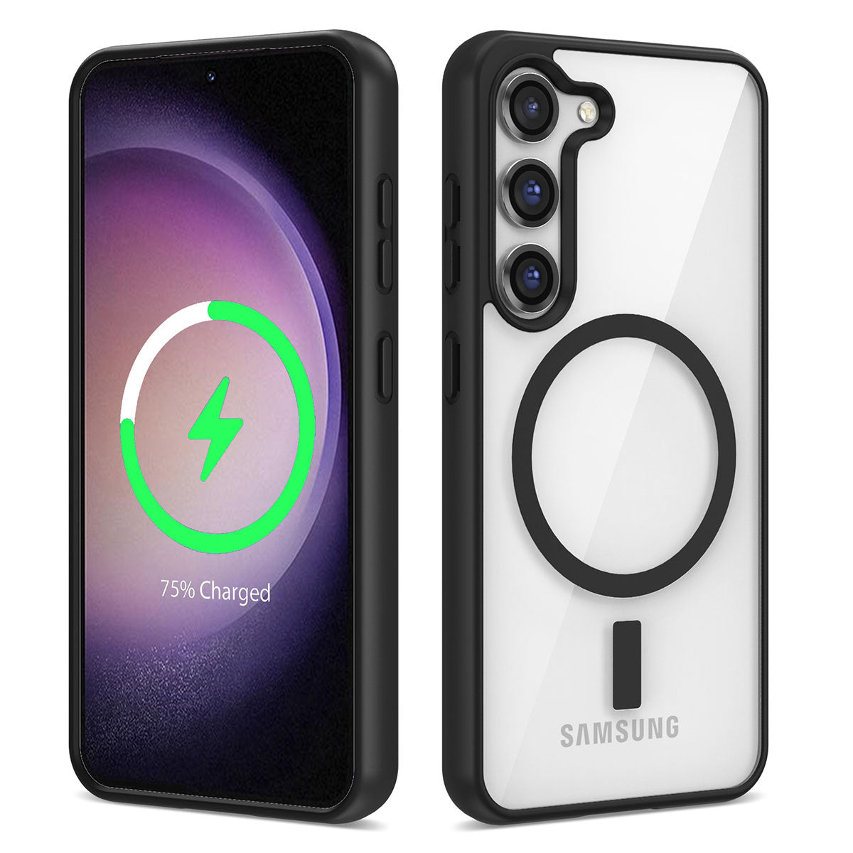 Galaxy S23 Plus Kılıf M-safe Wireless Şarj Özellikli Silikon Zore Ege Kapak