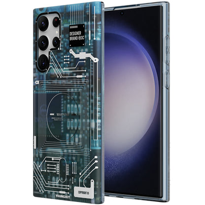 Galaxy S23 Ultra Kılıf YoungKit Technology Serisi Kapak