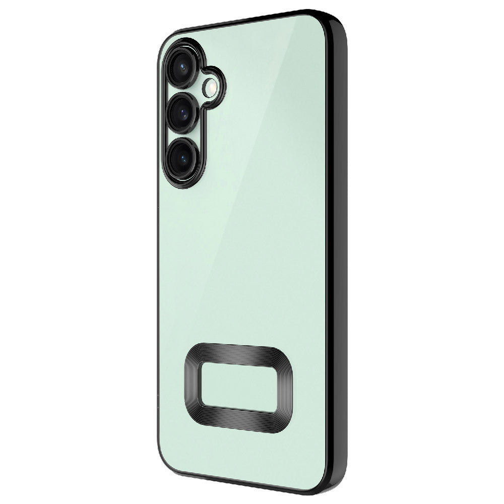 Galaxy S24 FE Kılıf Kamera Korumalı Logo Gösteren Zore Omega Kapak