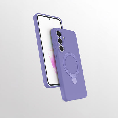 Galaxy S24 FE Kılıf M-safe Şarj Özellikli Standlı Zore Samara Kapak