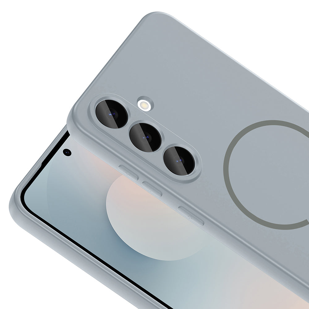 Galaxy S24 FE Kılıf M-safe Şarj Özellikli Zore Meta Kapak