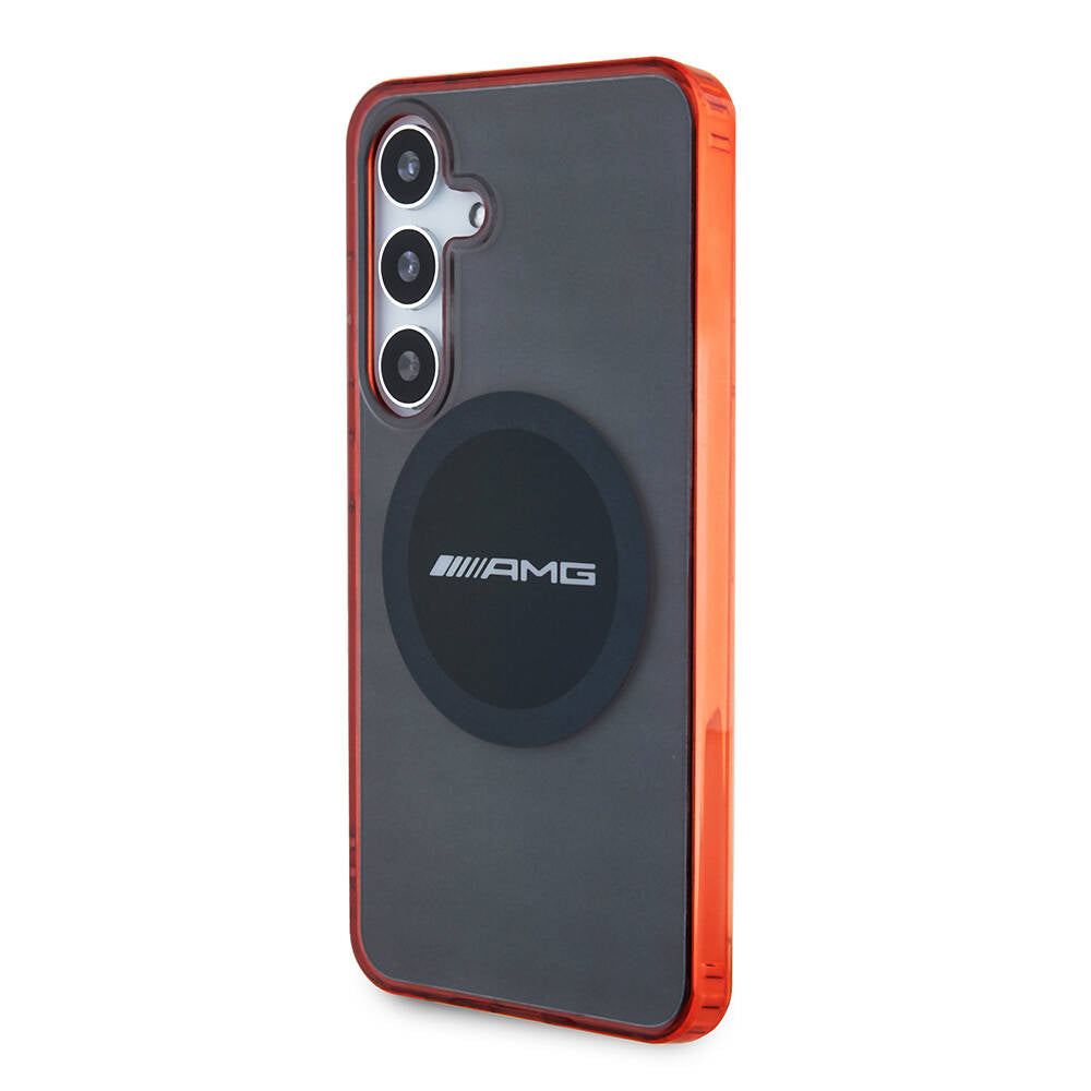 Galaxy S24 Kılıf AMG Orjinal Lisanslı M-safe Şarj Özellikli Transparan Timeless Kapak