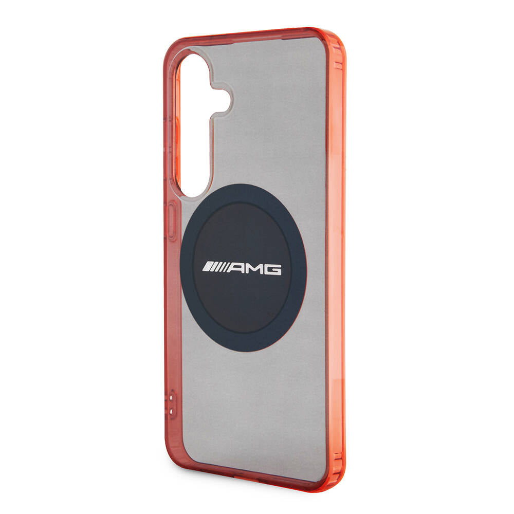 Galaxy S24 Kılıf AMG Orjinal Lisanslı M-safe Şarj Özellikli Transparan Timeless Kapak