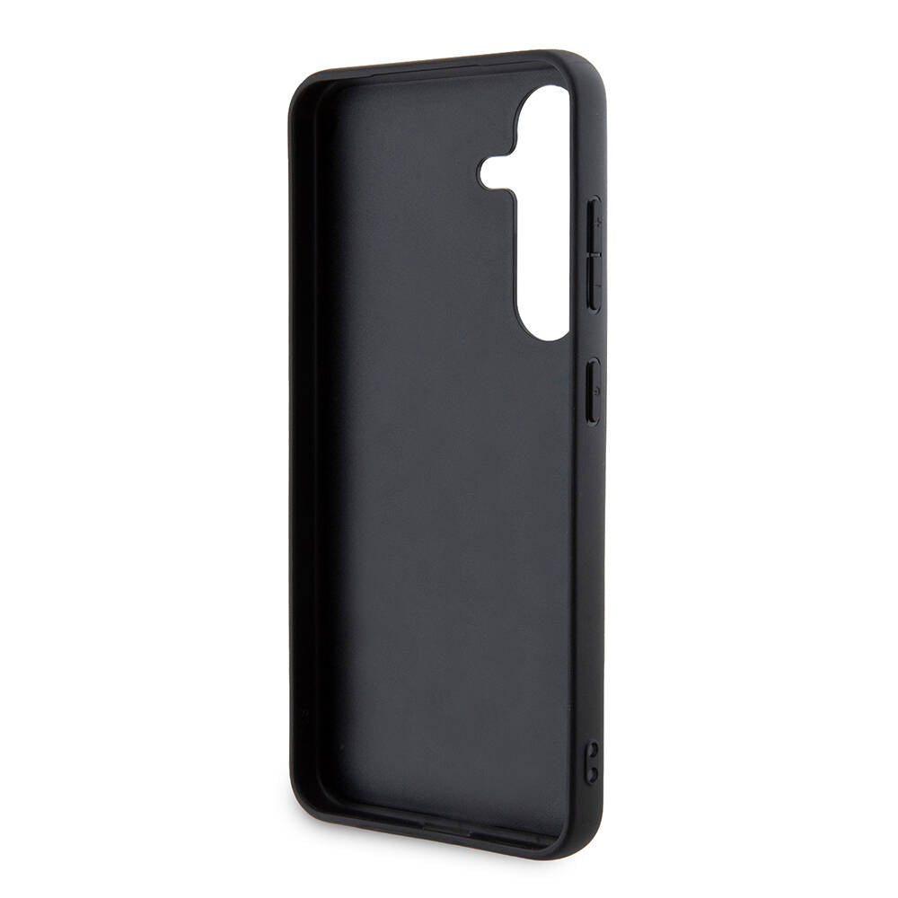 Galaxy S24 Kılıf BMW Orjinal Lisanslı M-safe Şarj Özellikli Yarım Dokulu Circle Leather Kapak