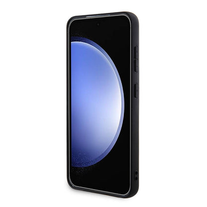Galaxy S24 Kılıf Lacoste Orjinal Lisanslı M-safe Şarj Özellikli PU Deri Görünümlü Karışık Monogram Desenli Kapak