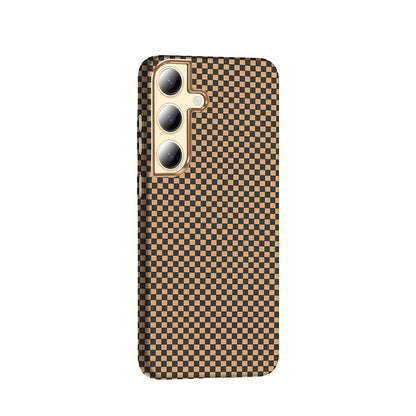 Galaxy S24 Kılıf M-safe Şarj Özellikli Karbon Fiber Görünümlü Zore Gros Kapak
