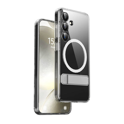 Galaxy S24 Kılıf M-safe Şarj Özellikli Kamera Korumalı Standlı Wiwu KCC-025 Aurora Serisi Kapak