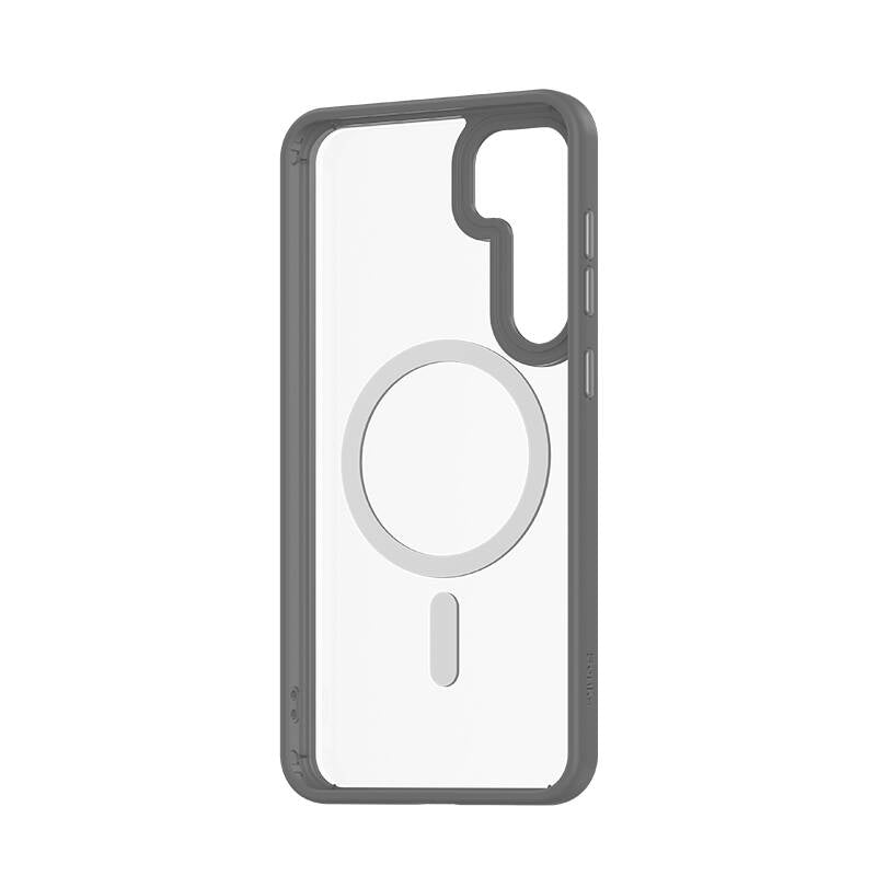 Galaxy S24 Kılıf M-safe Şarj Özellikli Şeffaf Arka Yüzey Benks MagClap TPU Çerçeve Kapak