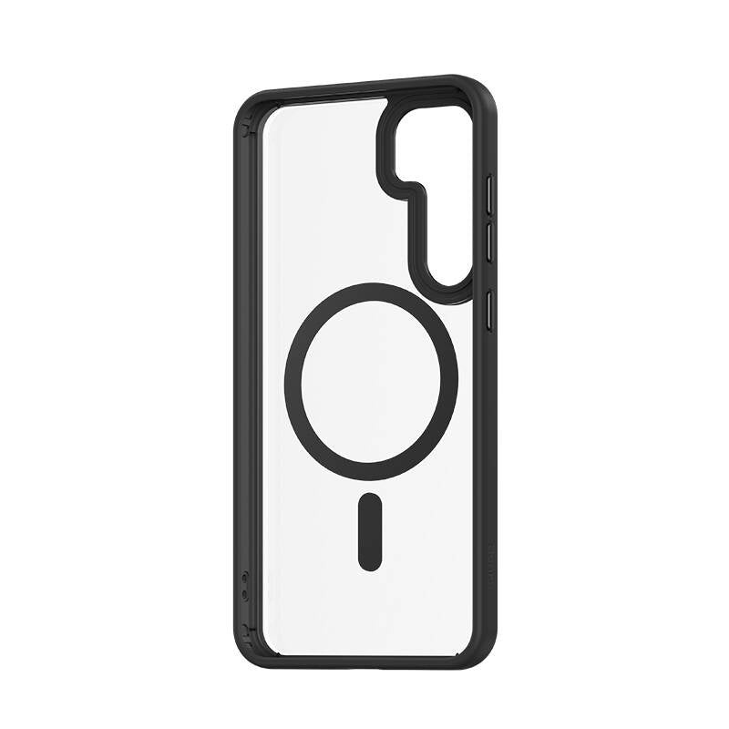 Galaxy S24 Kılıf M-safe Şarj Özellikli Şeffaf Arka Yüzey Benks MagClap TPU Çerçeve Kapak