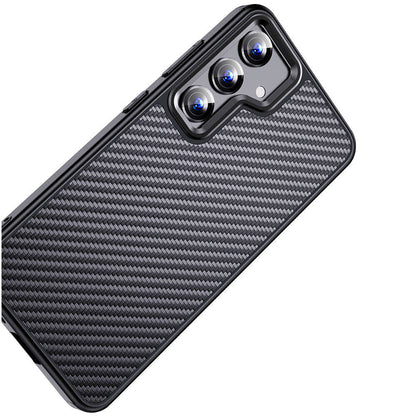 Galaxy S24 Plus Kılıf Aramid Karbon Fiber M-safe Özellikli Wlons Radison Kapak