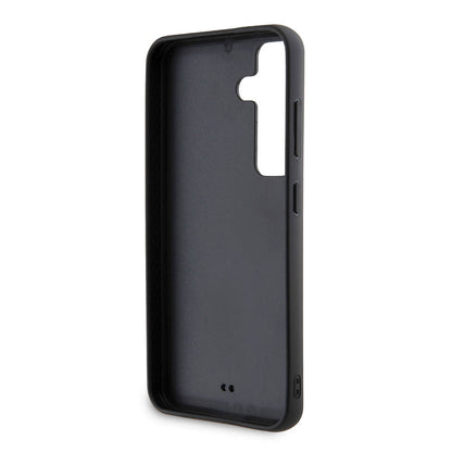 Galaxy S24 Plus Kılıf Karl Lagerfeld Taşlı Metal Logo Orjinal Lisanslı Kapak