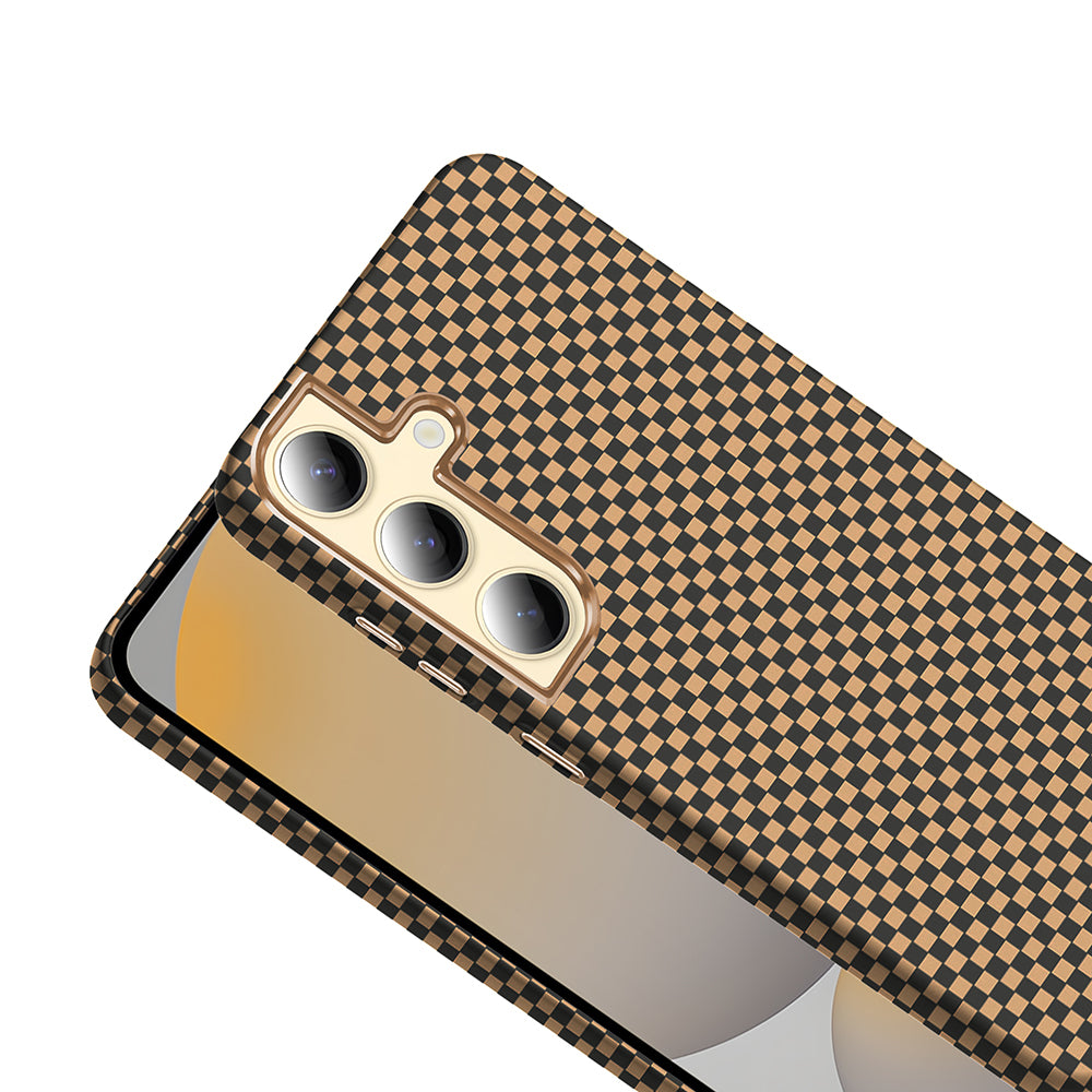 Galaxy S24 Plus Kılıf M-safe Şarj Özellikli Karbon Fiber Görünümlü Zore Gros Kapak
