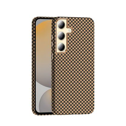 Galaxy S24 Plus Kılıf M-safe Şarj Özellikli Karbon Fiber Görünümlü Zore Gros Kapak