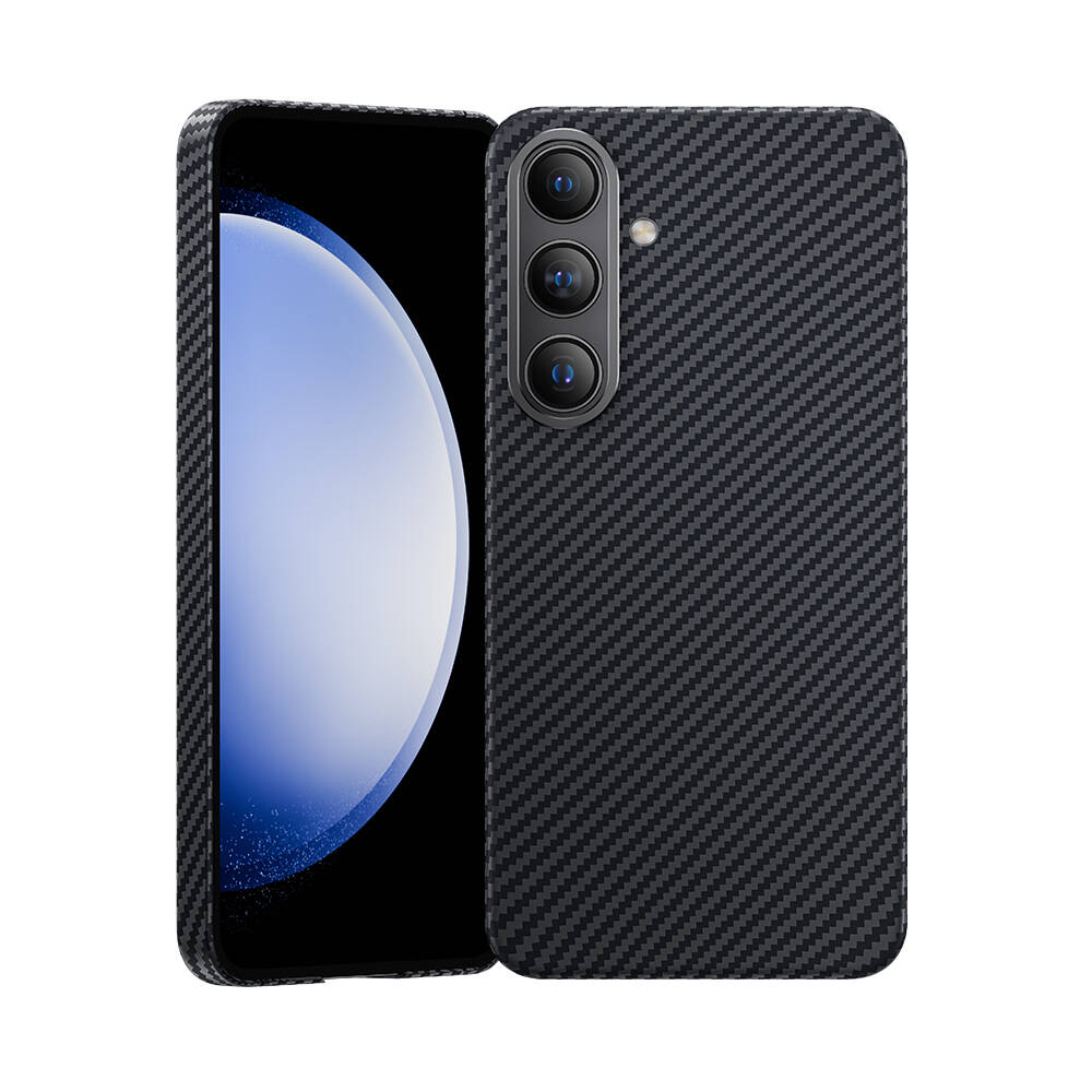 Galaxy S24 Plus Kılıf M-safe Özellikli Karbon Fiber Benks Essential ArmorAir 600D Kevlar Kapak