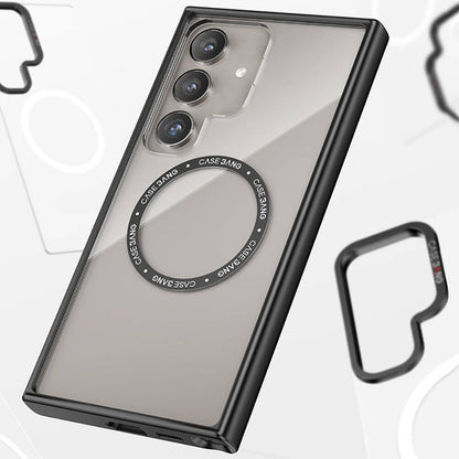 Galaxy S24 Plus Kılıf M-safe Şarj Özellikli Casebang Body Frame Kapak