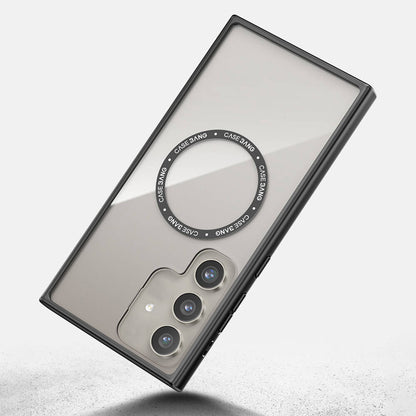 Galaxy S24 Plus Kılıf M-safe Şarj Özellikli Casebang Body Frame Kapak