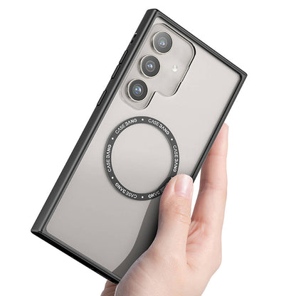 Galaxy S24 Plus Kılıf M-safe Şarj Özellikli Casebang Body Frame Kapak