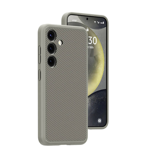 Galaxy S24 Plus Kılıf M-safe Şarj Özellikli Karbon Fiber Görünümlü Zore T-Karbon Kapak