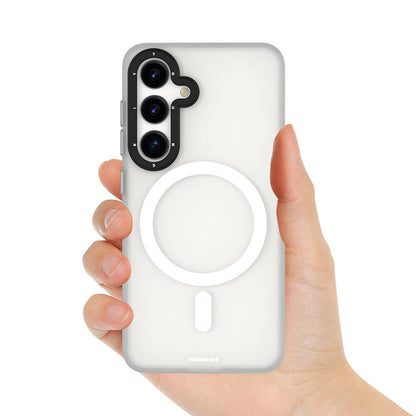 Galaxy S24 Plus Kılıf M-safe Şarj Özellikli Youngkit Hidden Sand Serisi Kapak