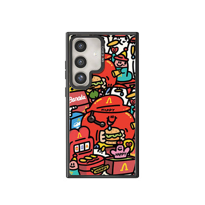 Galaxy S24 Plus M-safe Şarj Özellikli Casebang Ahhey Serisi Arka Panel