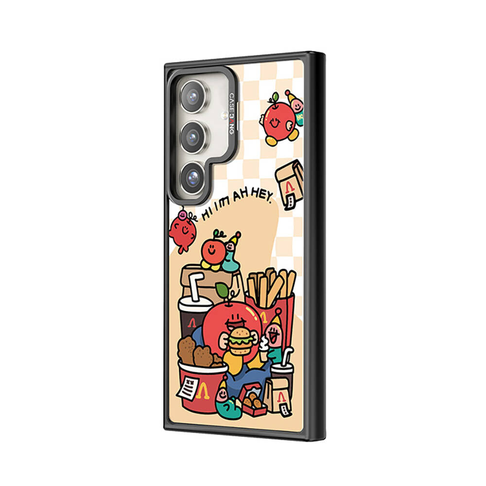 Galaxy S24 Plus M-safe Şarj Özellikli Casebang Ahhey Serisi Arka Panel