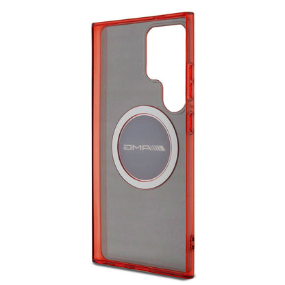 Galaxy S24 Ultra Kılıf AMG Orjinal Lisanslı M-safe Şarj Özellikli Transparan Timeless Kapak