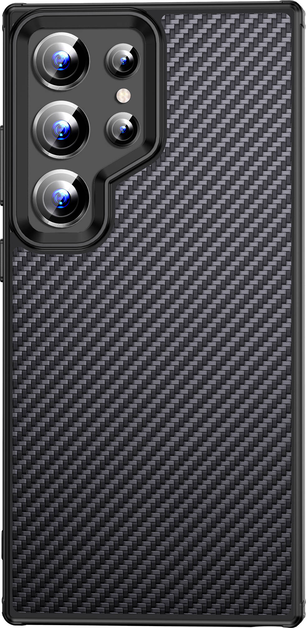 Galaxy S24 Ultra Kılıf Aramid Karbon Fiber M-safe Özellikli Wlons Radison Kapak