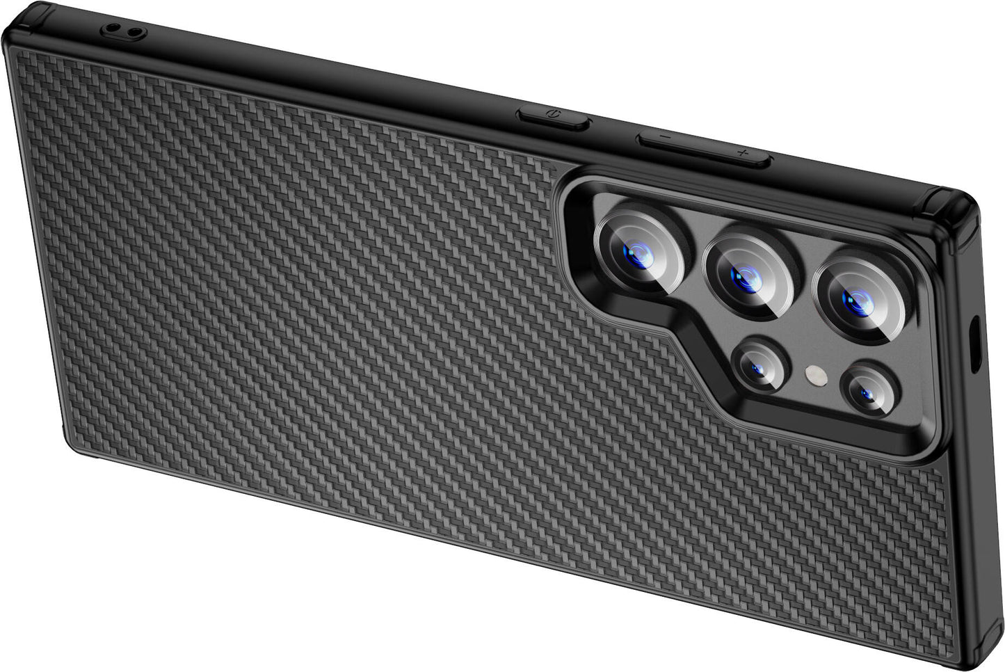 Galaxy S24 Ultra Kılıf Aramid Karbon Fiber M-safe Özellikli Wlons Radison Kapak