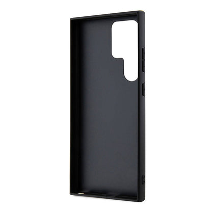 Galaxy S24 Ultra Kılıf BMW Orjinal Lisanslı M-safe Şarj Özellikli Yarım Dokulu Circle Leather Kapak