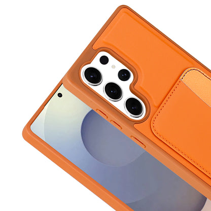 Galaxy S24 Ultra Kılıf Kartlıklı Zore X-Kart Silikon Kapak