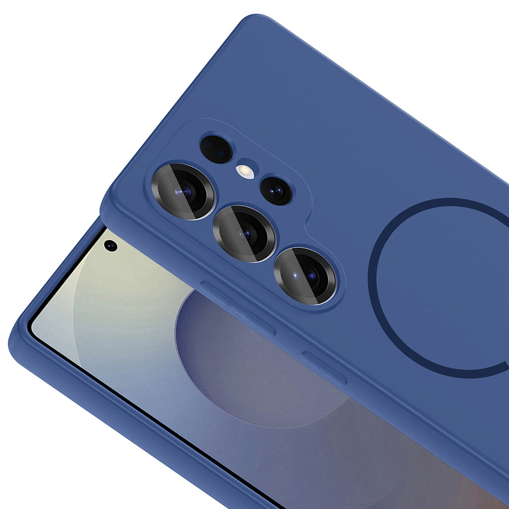 Galaxy S24 Ultra Kılıf M-safe Şarj Özellikli Zore Meta Kapak