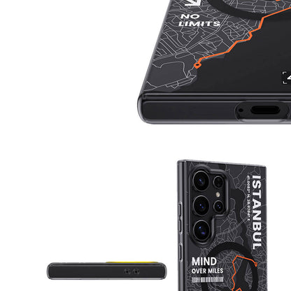 Galaxy S24 Ultra Kılıf M-safe Şarj Özellikli Benks City Serisi Kapak