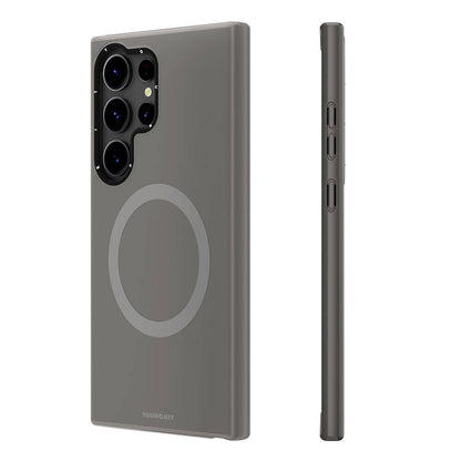 Galaxy S24 Ultra Kılıf M-safe Şarj Özellikli Çizilmeye Ve Aşınmaya Dayanıklı Youngkit Velvet Serisi Kapak