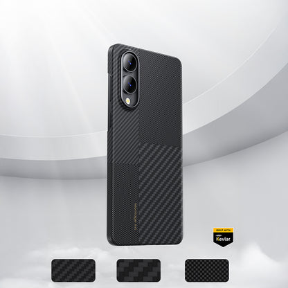Galaxy S25 Edge Kılıf M-safe Şarj Özellikli Karbon Fiber Benks Montage ArmorAir Kevlar Kapak