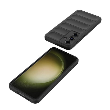 Galaxy S25 FE Kılıf Esnek TPU Oyuklu Arka Yüzey Tasarımlı Zore Etnik Silikon Kapak