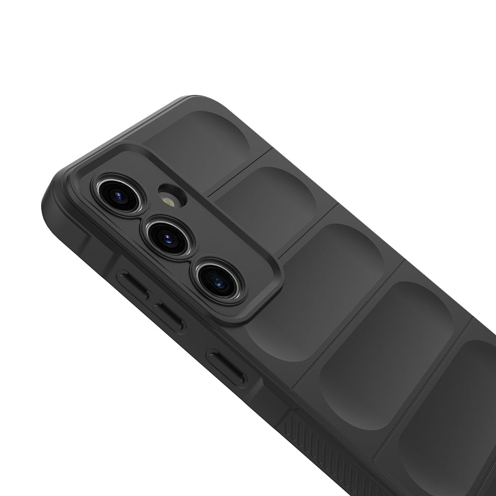 Galaxy S25 FE Kılıf Esnek TPU Oyuklu Arka Yüzey Tasarımlı Zore Etnik Silikon Kapak