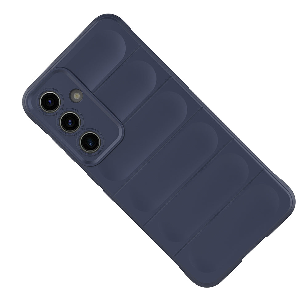 Galaxy S25 FE Kılıf Esnek TPU Oyuklu Arka Yüzey Tasarımlı Zore Etnik Silikon Kapak