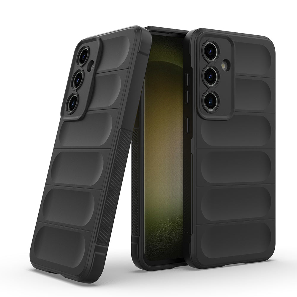 Galaxy S25 FE Kılıf Esnek TPU Oyuklu Arka Yüzey Tasarımlı Zore Etnik Silikon Kapak