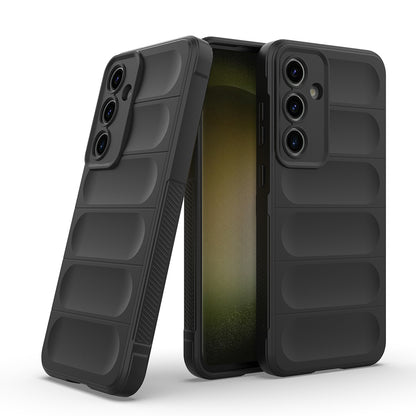 Galaxy S25 FE Kılıf Esnek TPU Oyuklu Arka Yüzey Tasarımlı Zore Etnik Silikon Kapak