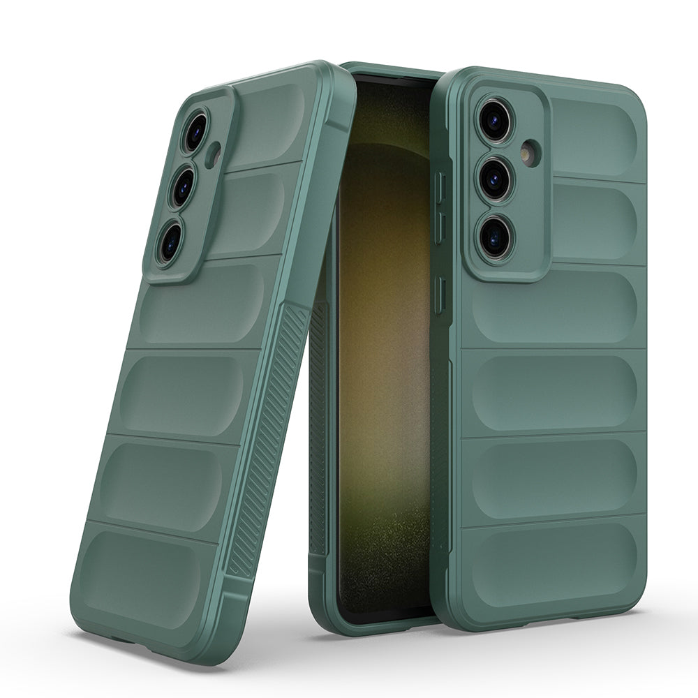 Galaxy S25 FE Kılıf Esnek TPU Oyuklu Arka Yüzey Tasarımlı Zore Etnik Silikon Kapak