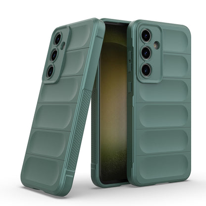Galaxy S25 FE Kılıf Esnek TPU Oyuklu Arka Yüzey Tasarımlı Zore Etnik Silikon Kapak