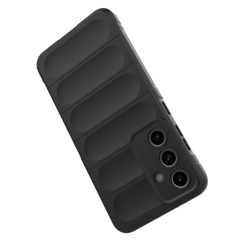 Galaxy S25 FE Kılıf Esnek TPU Oyuklu Arka Yüzey Tasarımlı Zore Etnik Silikon Kapak