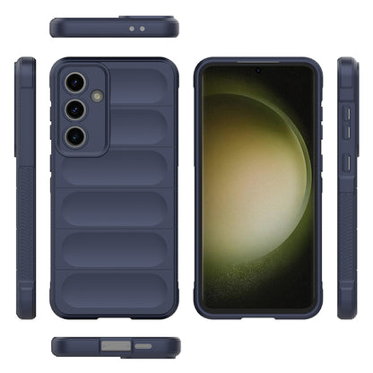 Galaxy S25 FE Kılıf Esnek TPU Oyuklu Arka Yüzey Tasarımlı Zore Etnik Silikon Kapak